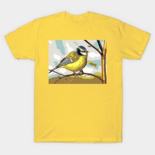 Yellow titmouse T-Shirt
